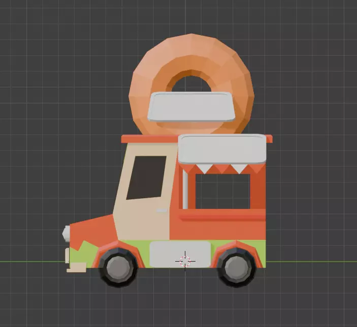 Kid Shop Props Low-poly 3D model_9