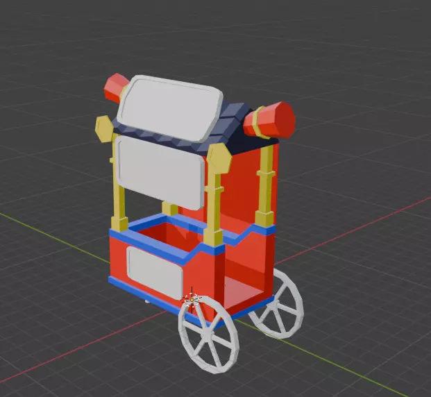 Kid Shop Props Low-poly 3D model_13