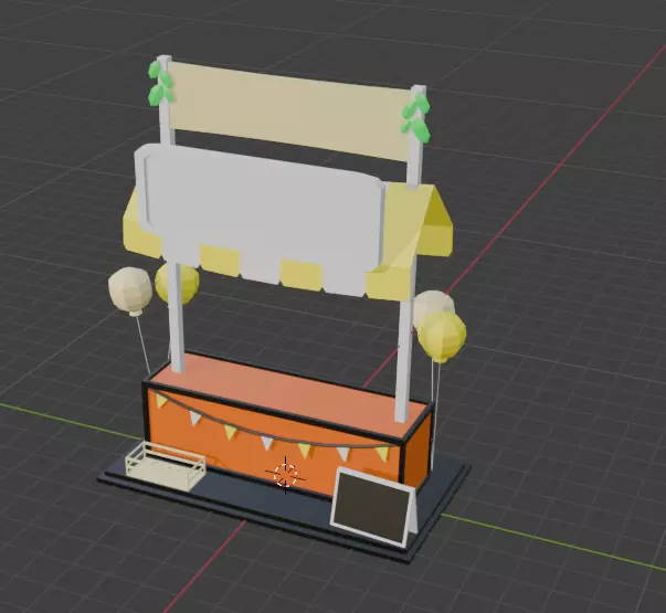 Kid Shop Props Low-poly 3D model_14