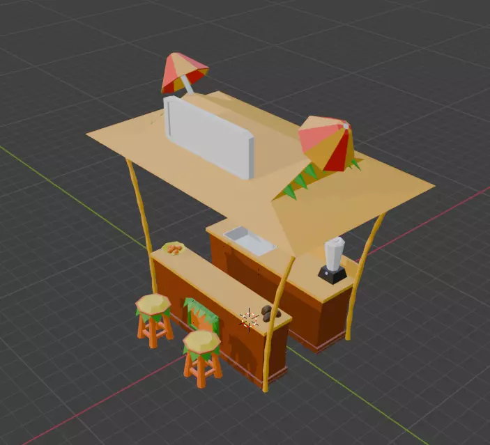 Kid Shop Props Low-poly 3D model_18