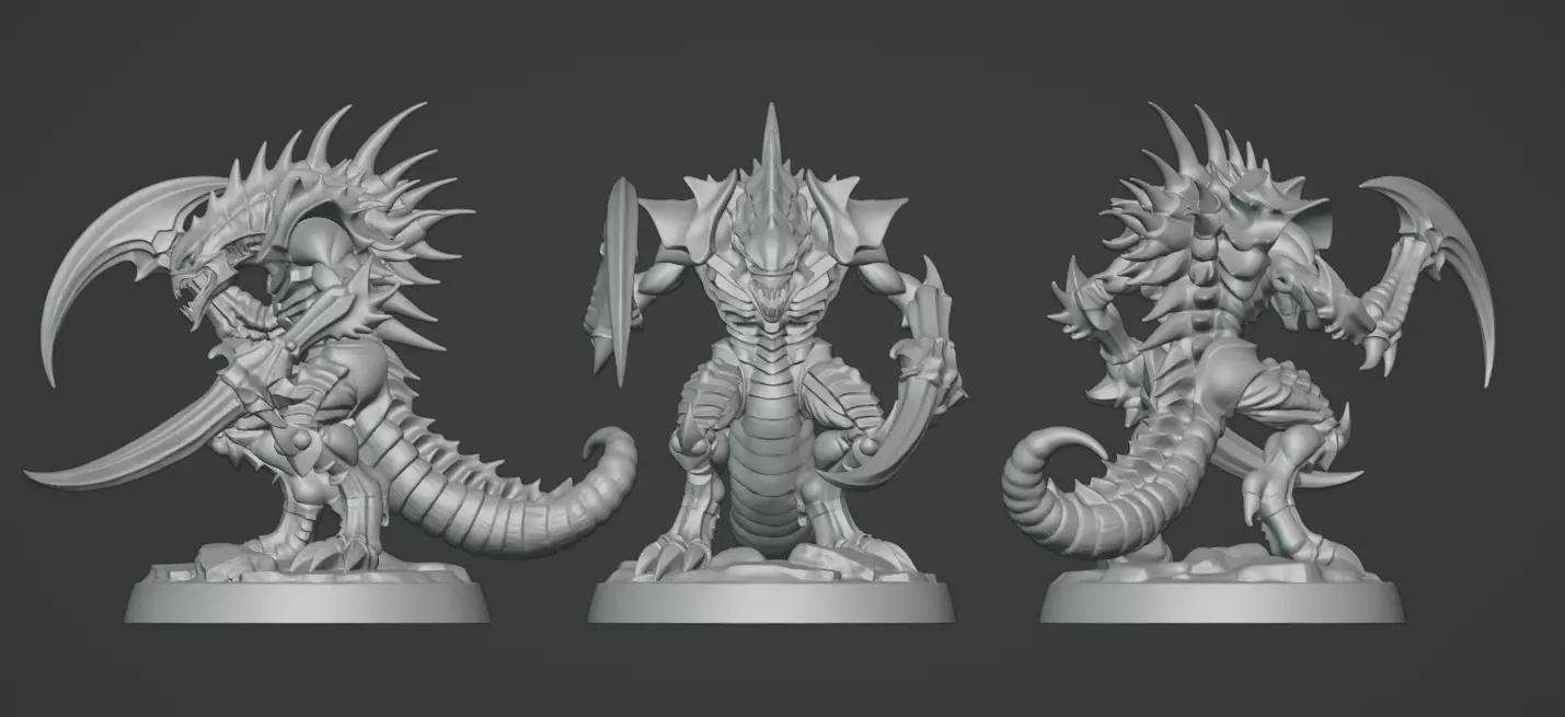 Razorclaw Stalker Alien Scythe Predator Print Ready STL 3D print model_0