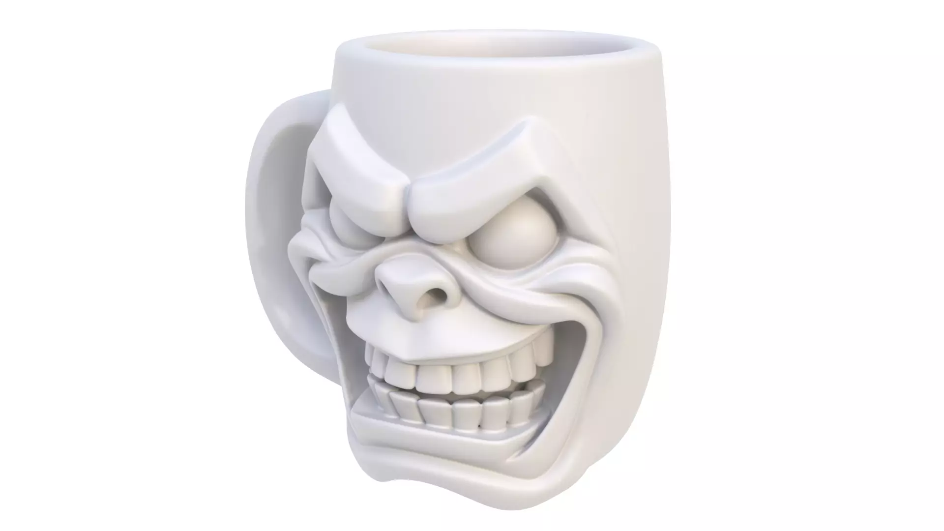 Mug laughs 3D model_0
