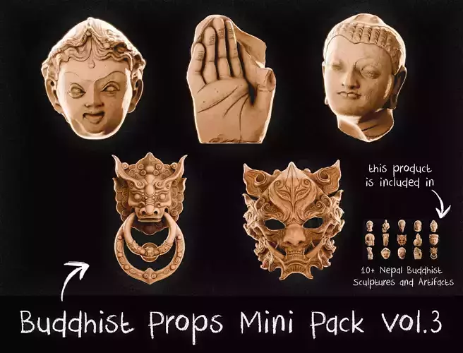 Buddhist Props Mini Pack VOL3