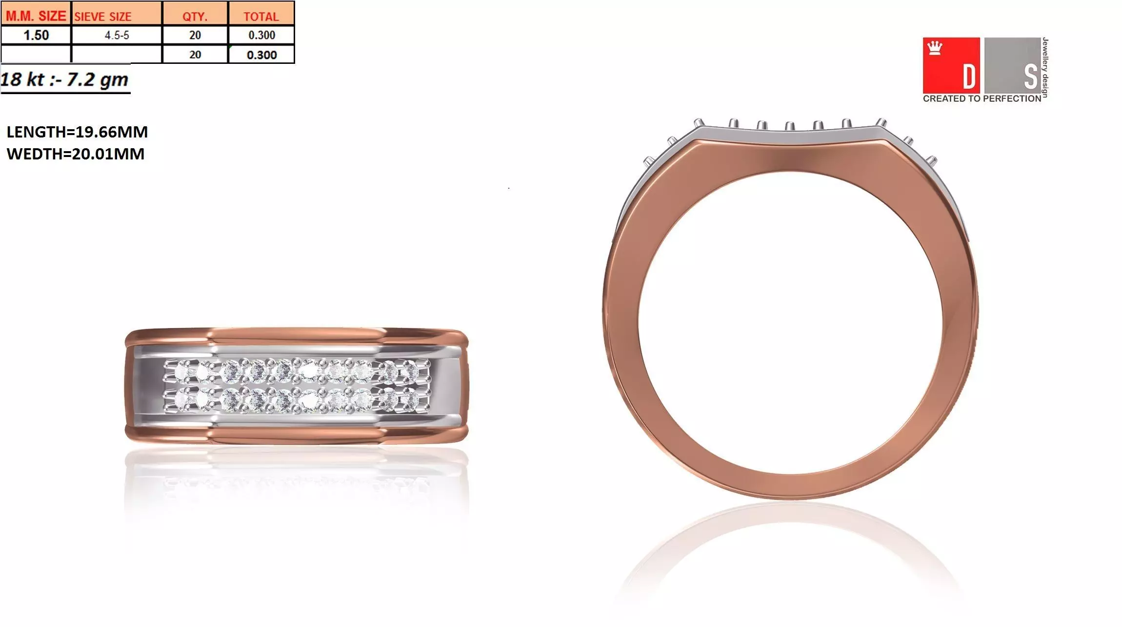 Women Ring Render 3dm STL MTL SLC JCD OBJ FBX Details 3D print model_24