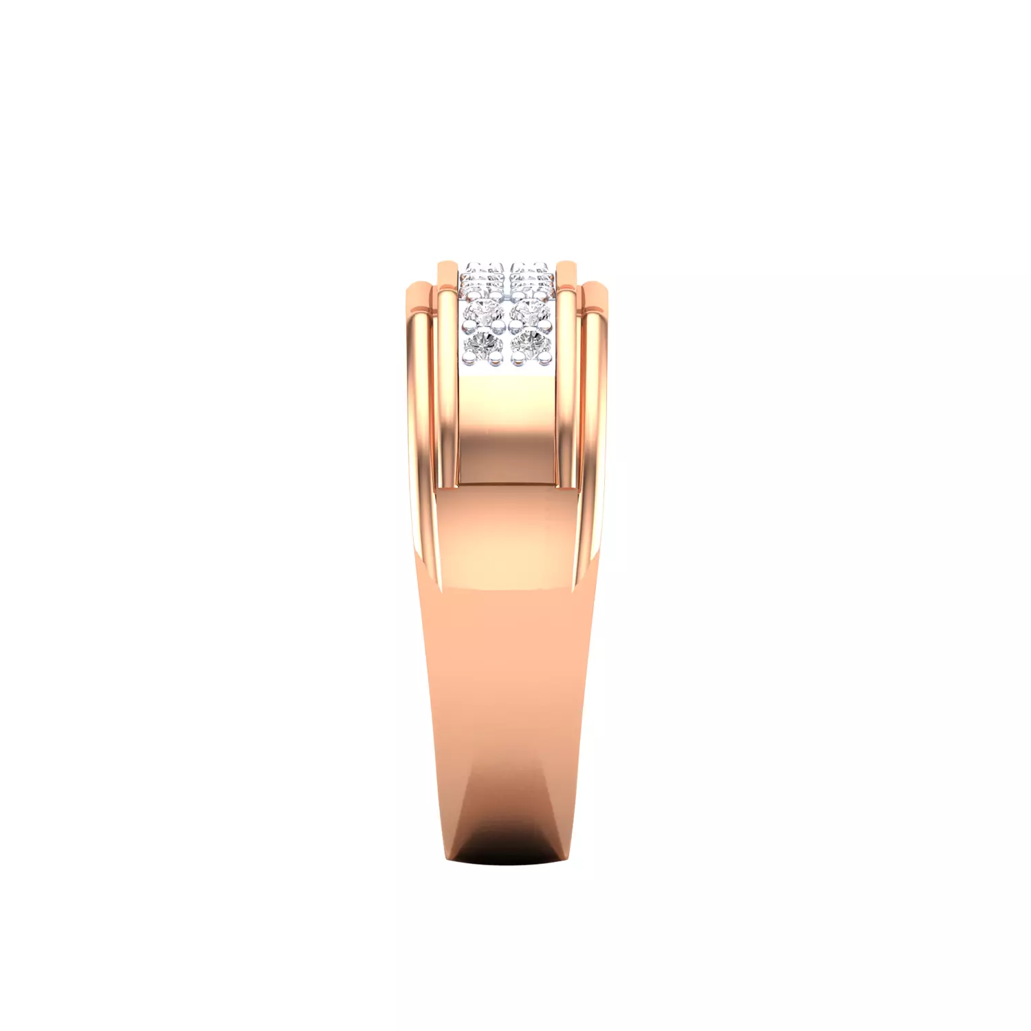 Women Ring Render 3dm STL MTL SLC JCD OBJ FBX Details 3D print model_4