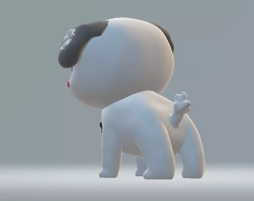 dog puppy toy 3d printable model 3D print model_1