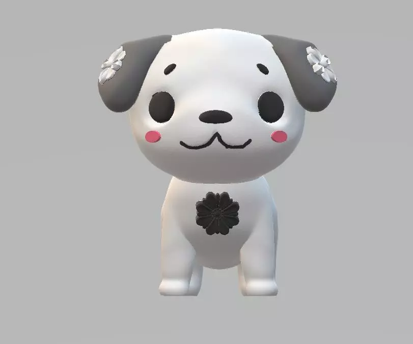 dog puppy toy 3d printable model 3D print model_0