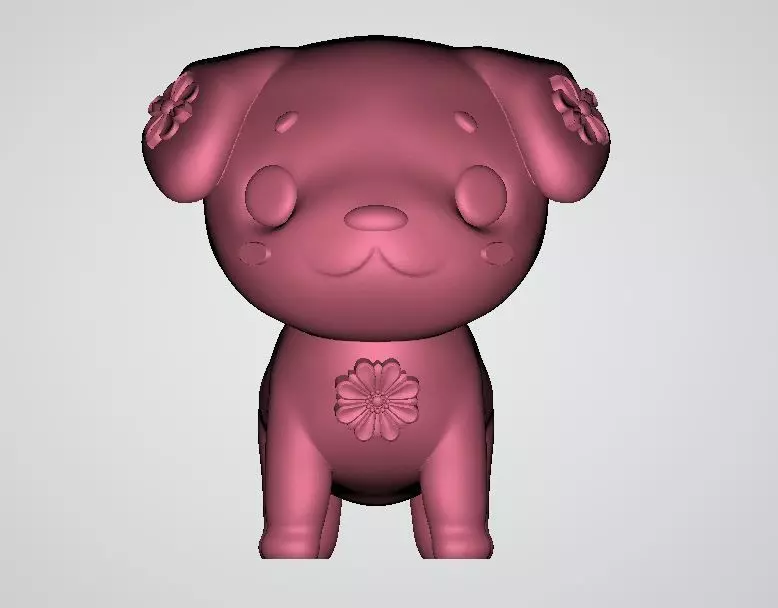 dog puppy toy 3d printable model 3D print model_4