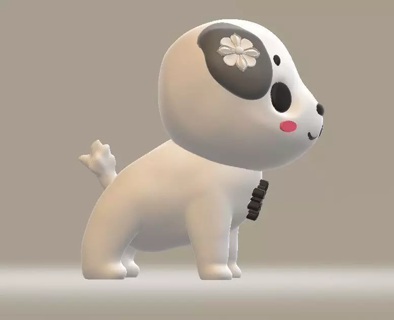 dog puppy toy 3d printable model 3D print model_2
