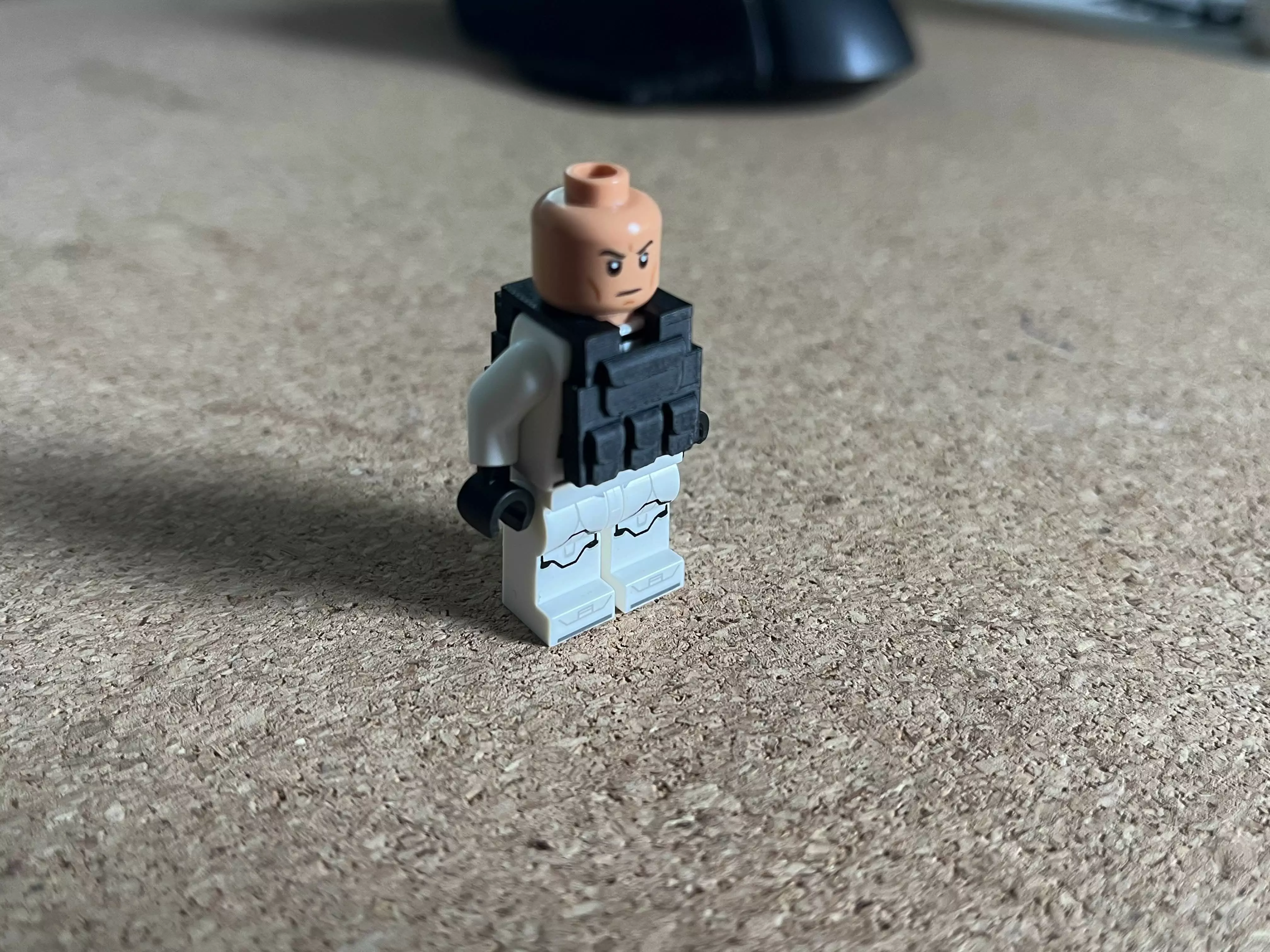 Minifigure Military Vest by BrickBattleGear 3D print model_1