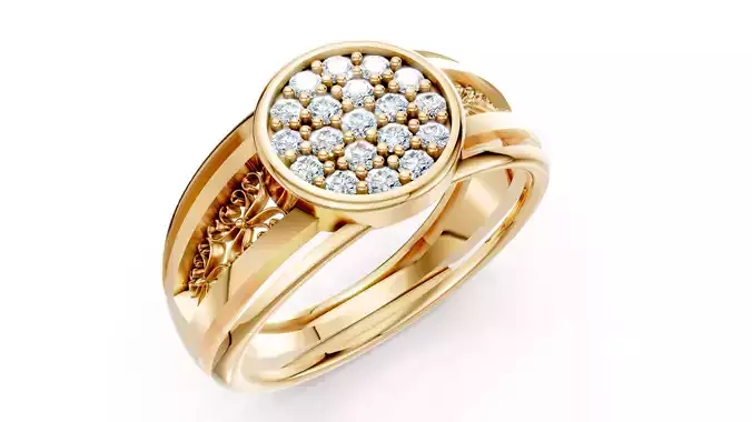 Eternal Fleur Crown Ring