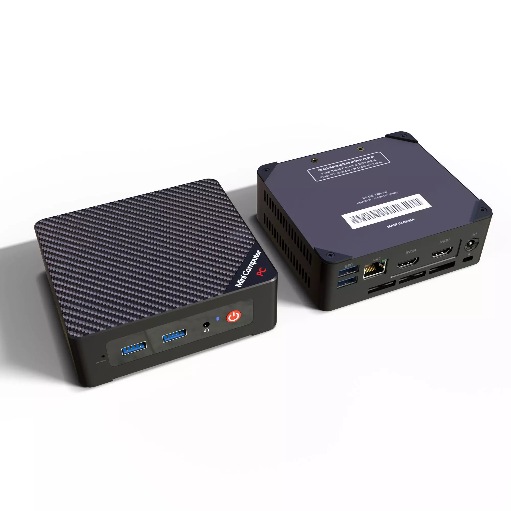 Mini PC Box 3D model_6