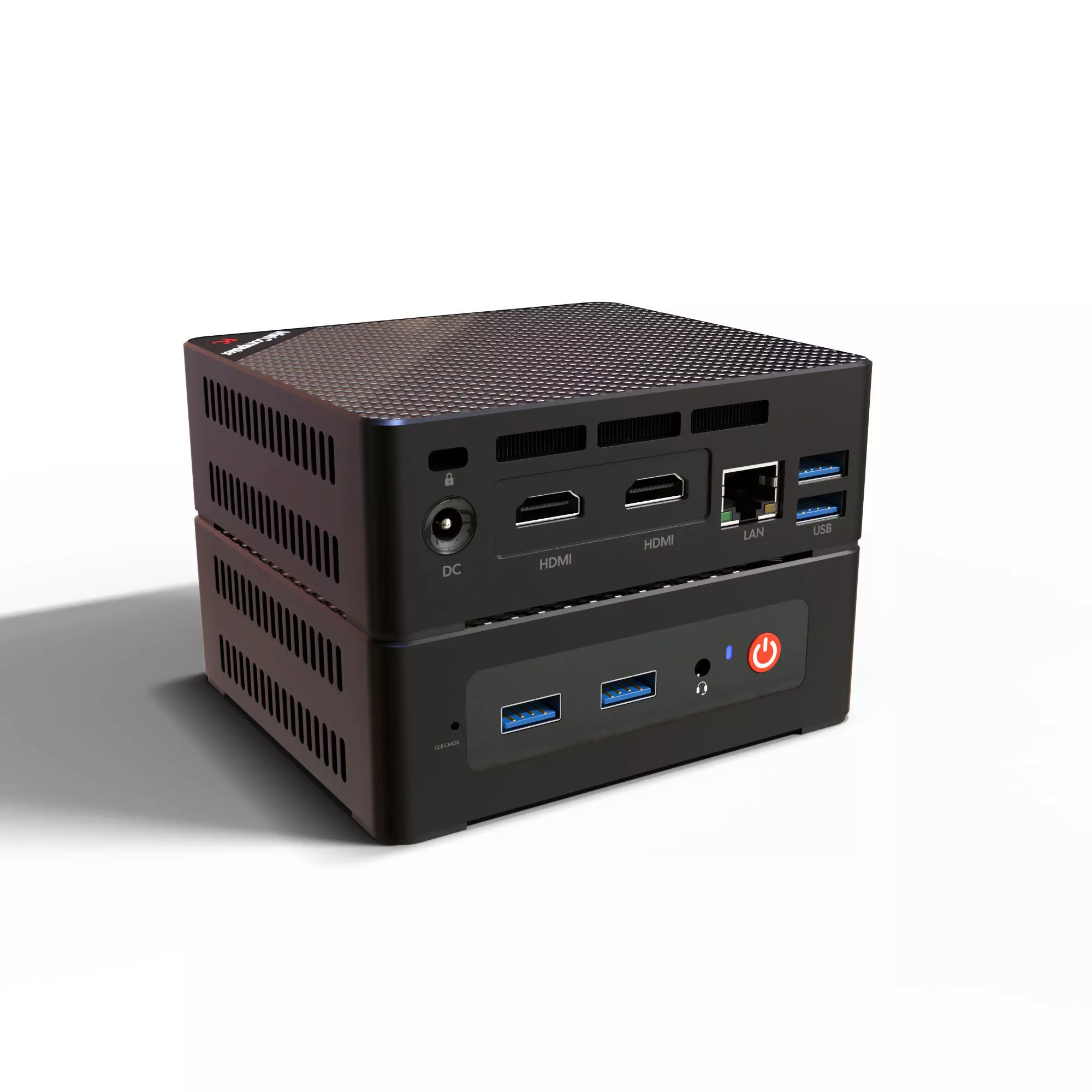 Mini PC Box 3D model_0
