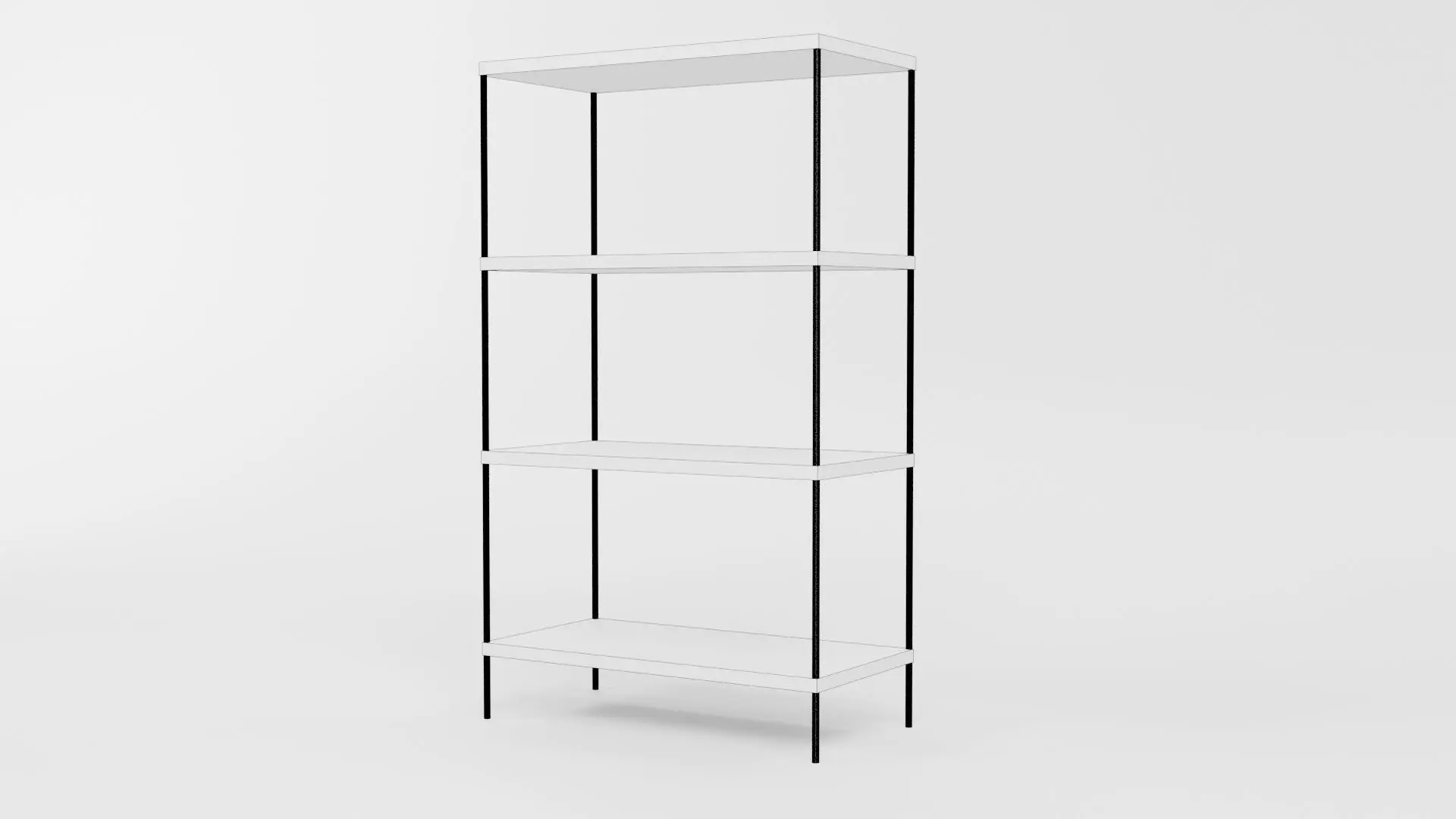 Bookcase CG23 3D model_5