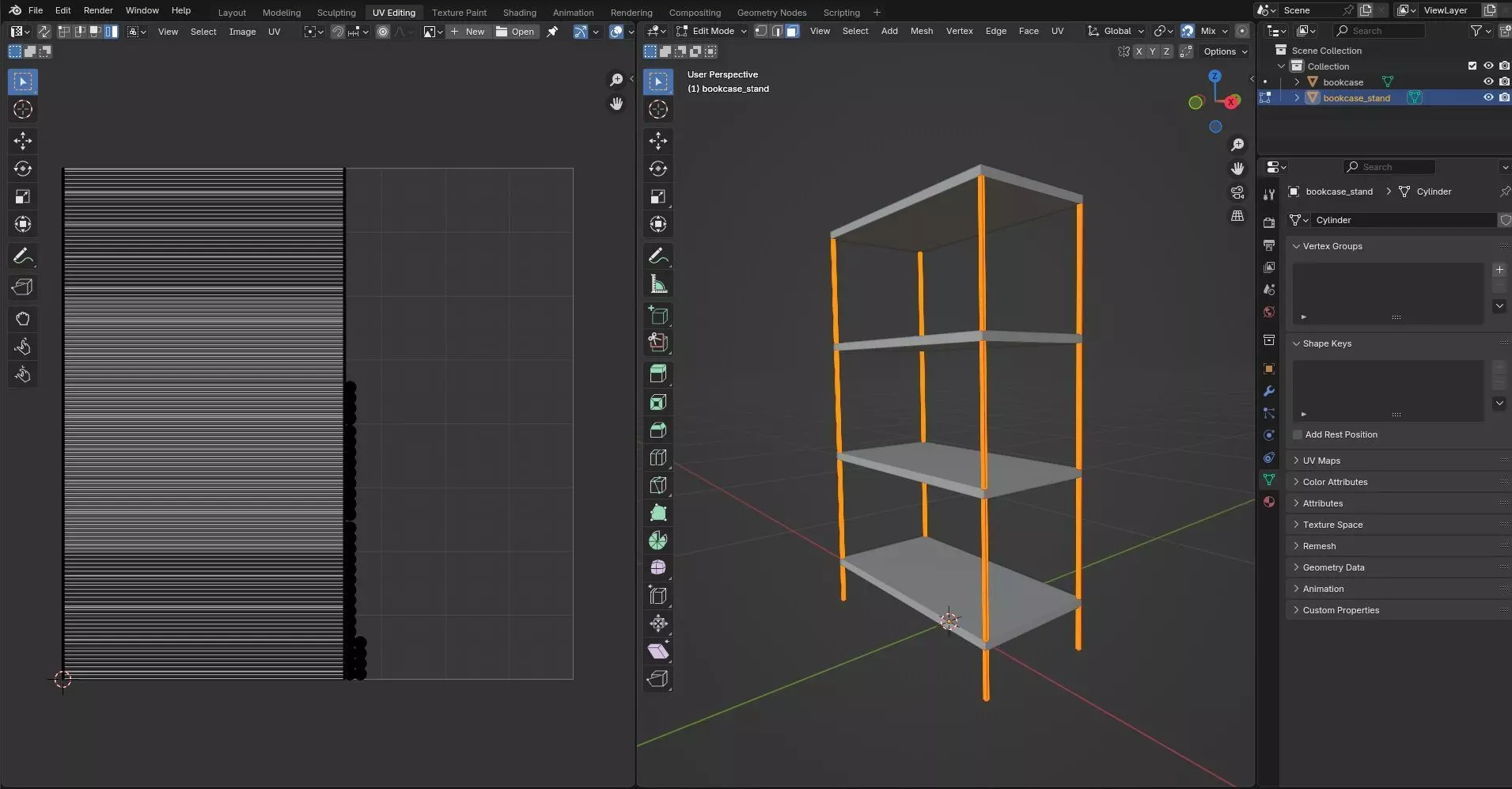 Bookcase CG23 3D model_9