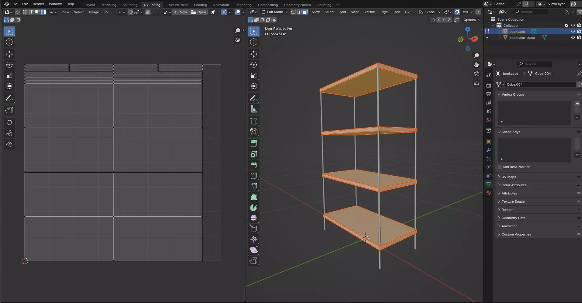 Bookcase CG23 3D model_10
