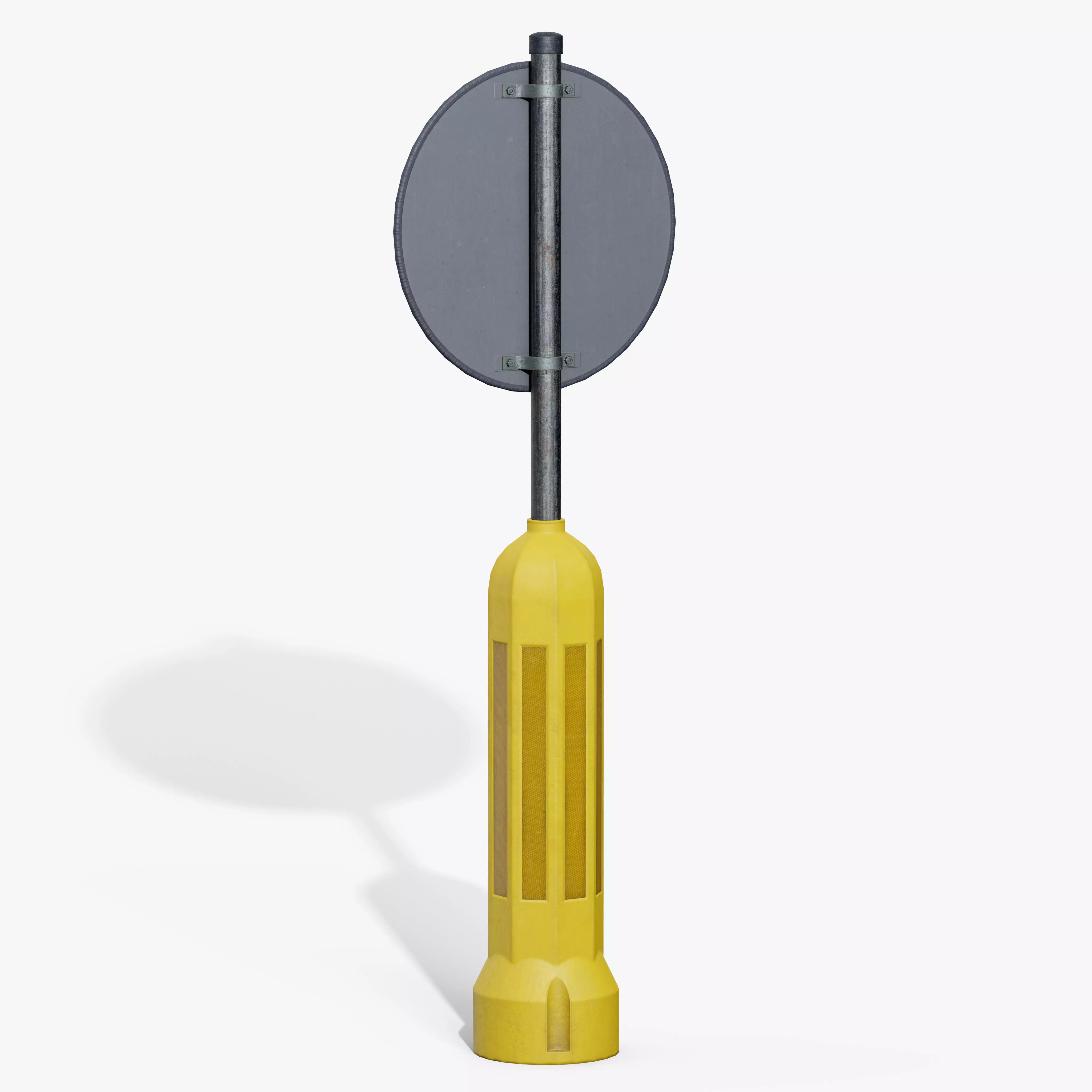 Traffic Bollard Island E Low-poly 3D model_6