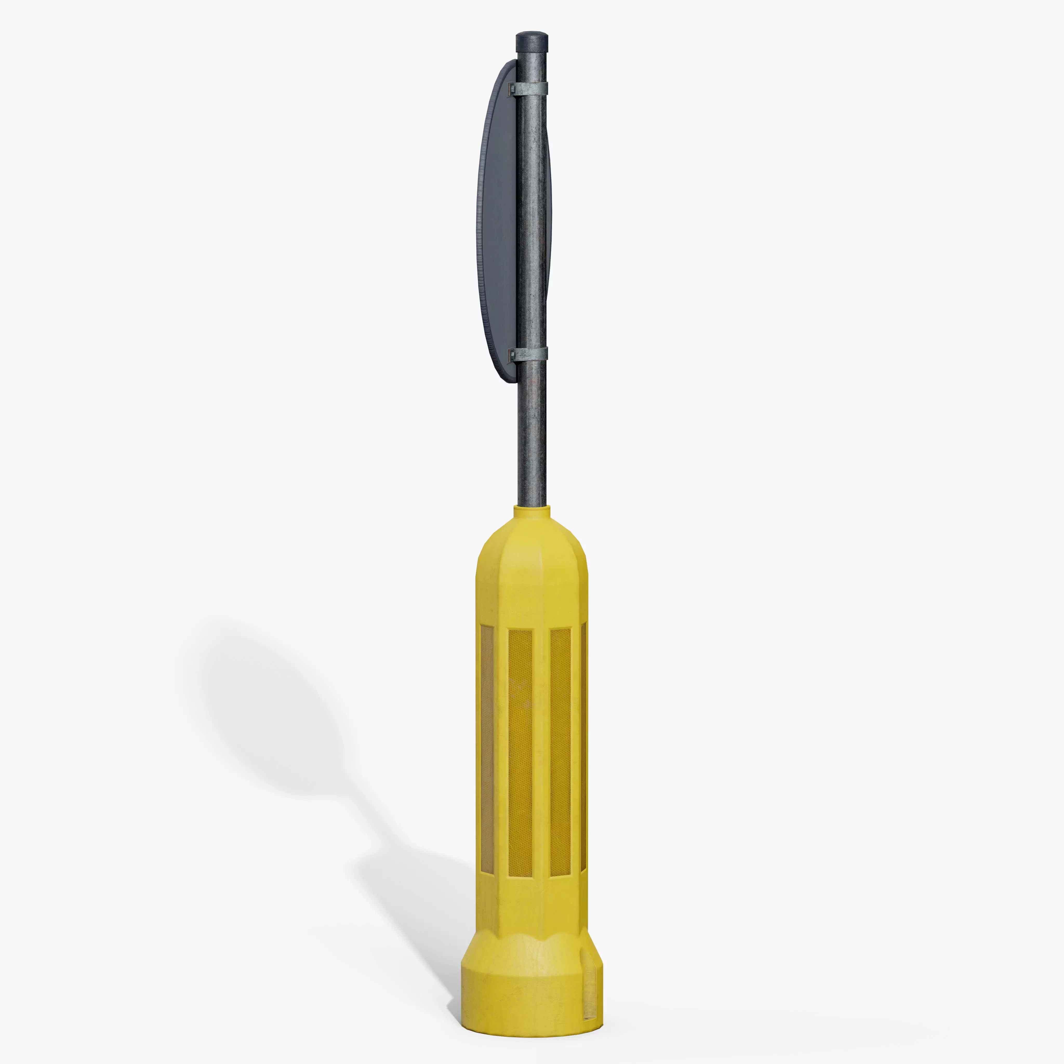 Traffic Bollard Island E Low-poly 3D model_7