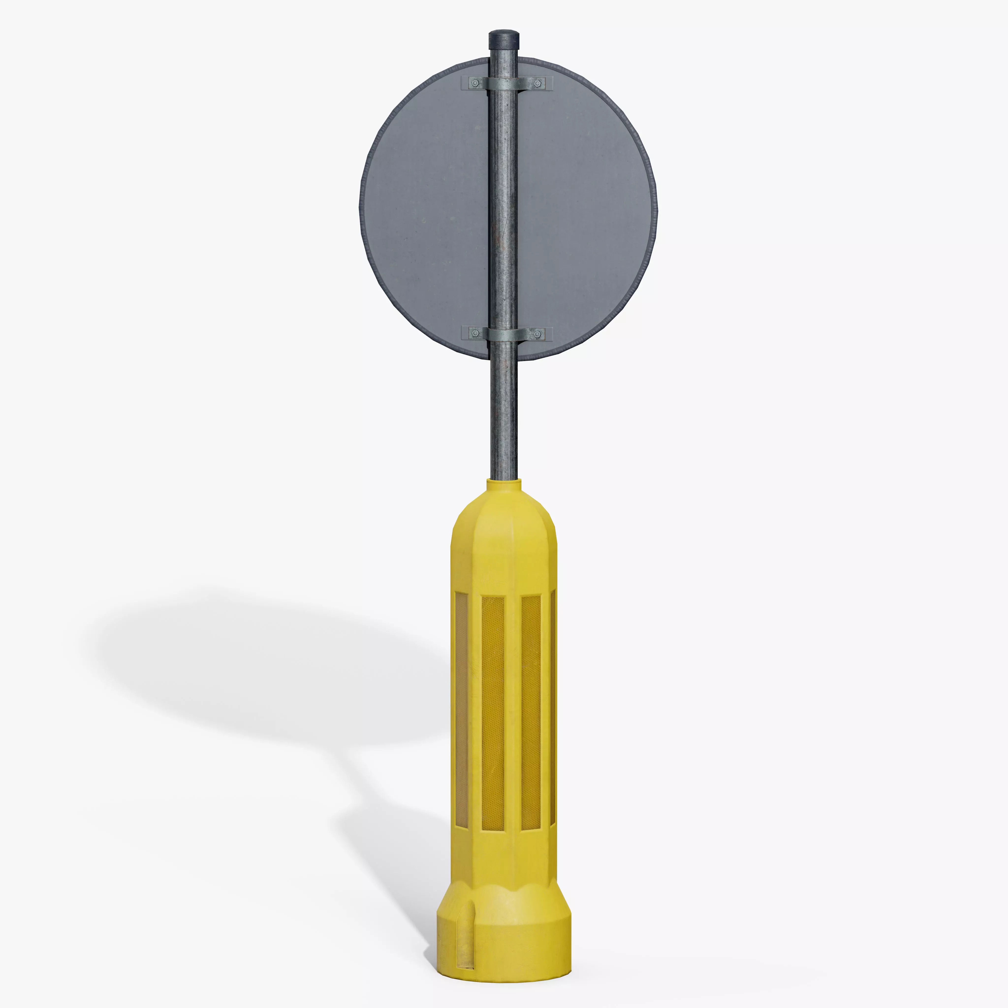 Traffic Bollard Island E Low-poly 3D model_5