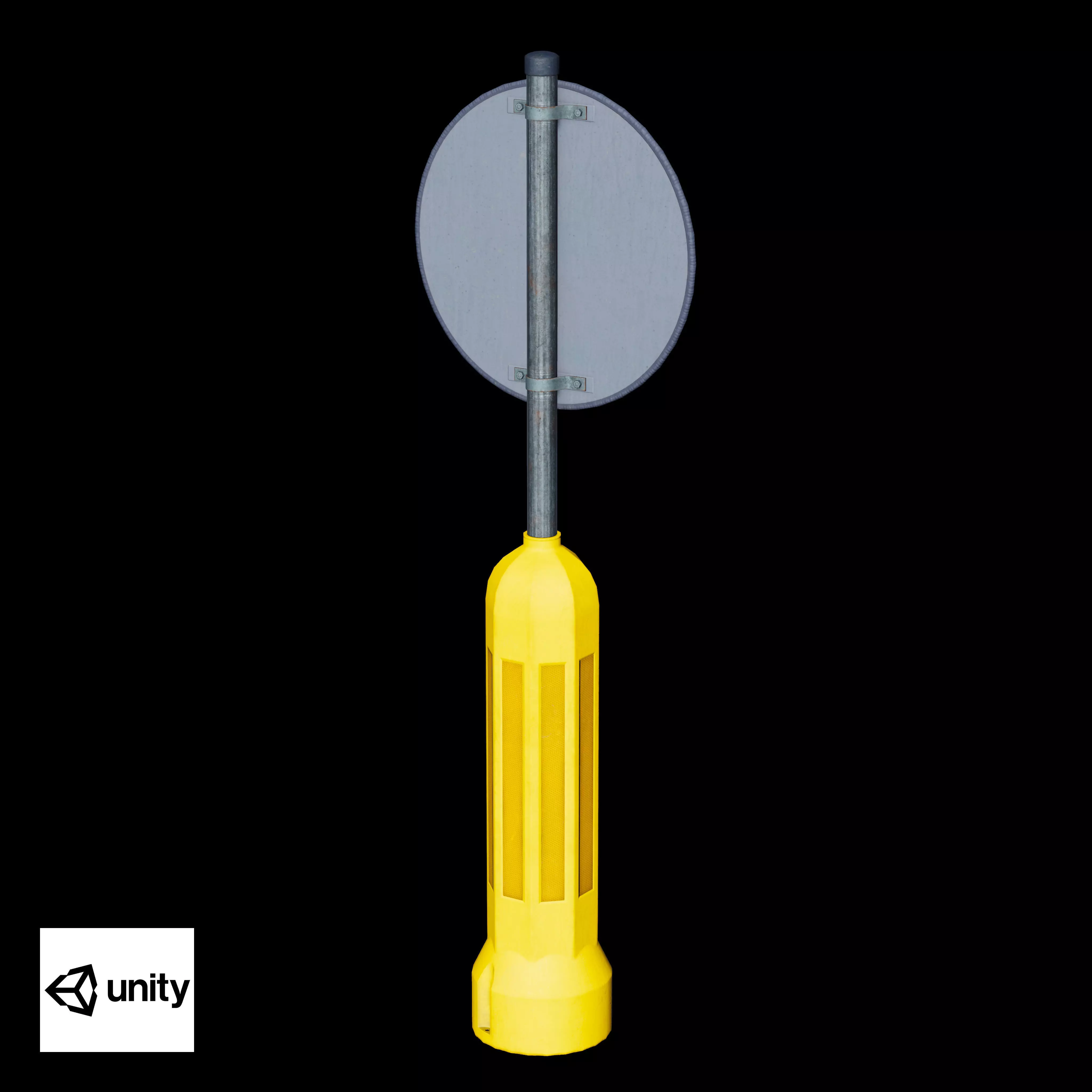 Traffic Bollard Island E Low-poly 3D model_15