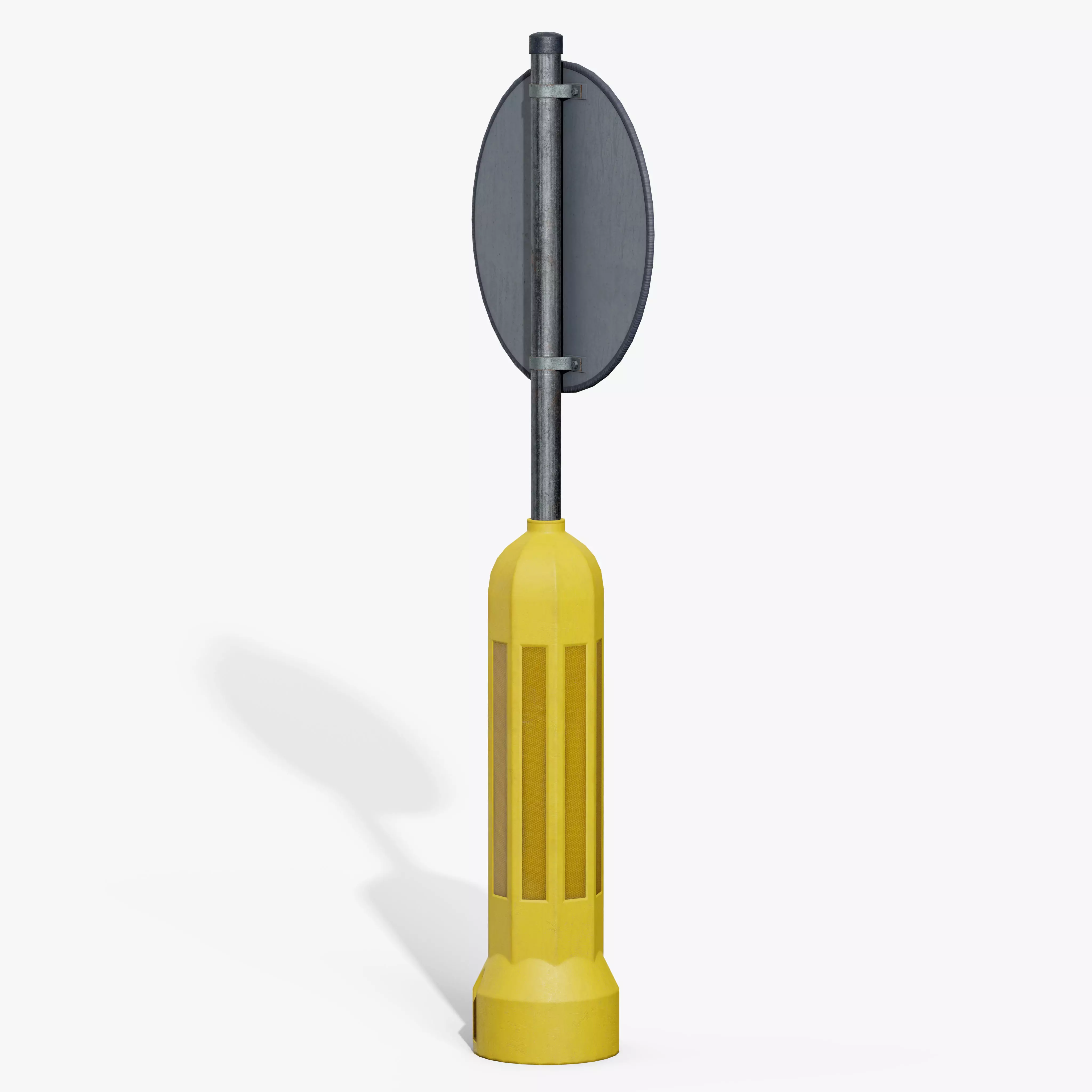 Traffic Bollard Island E Low-poly 3D model_4