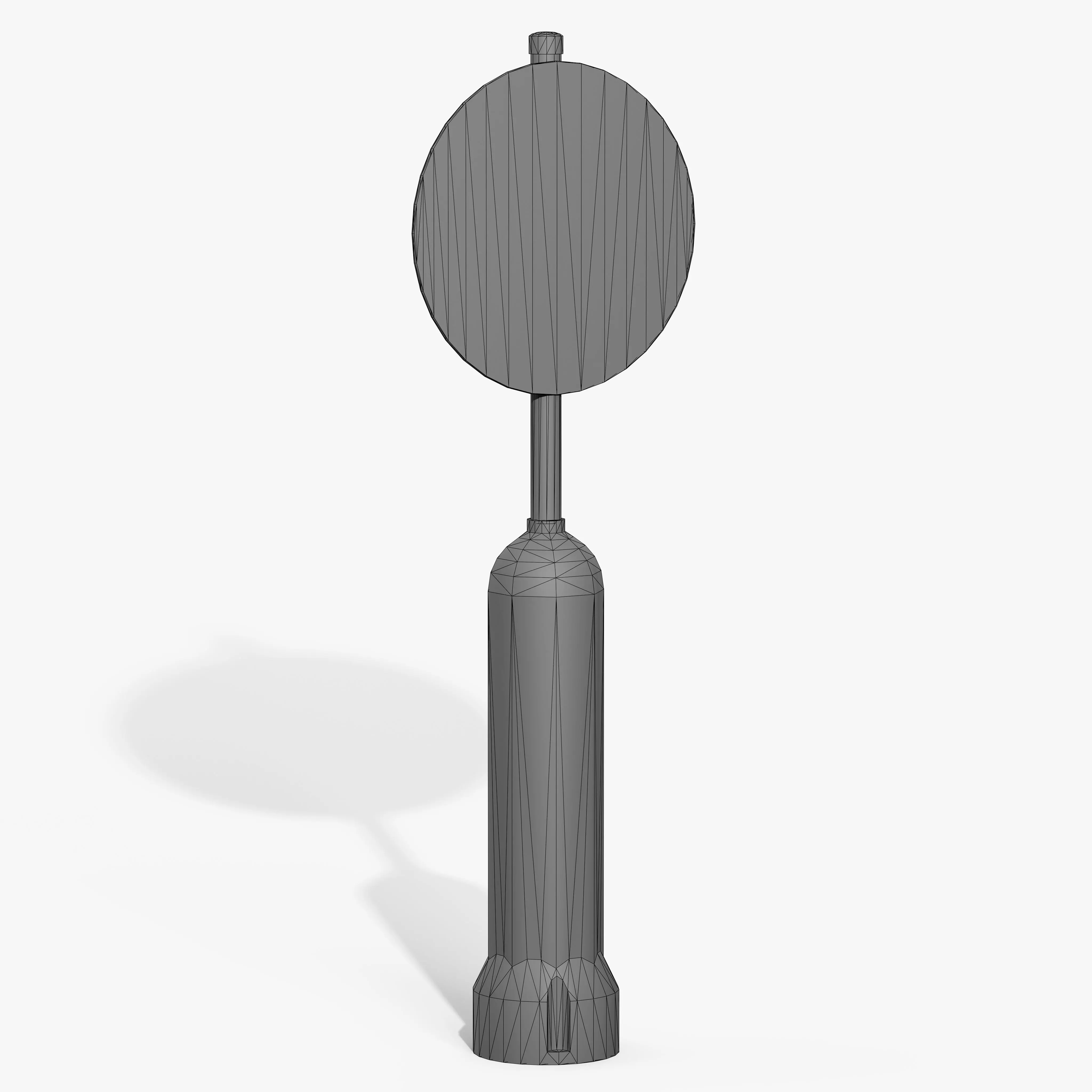 Traffic Bollard Island E Low-poly 3D model_10