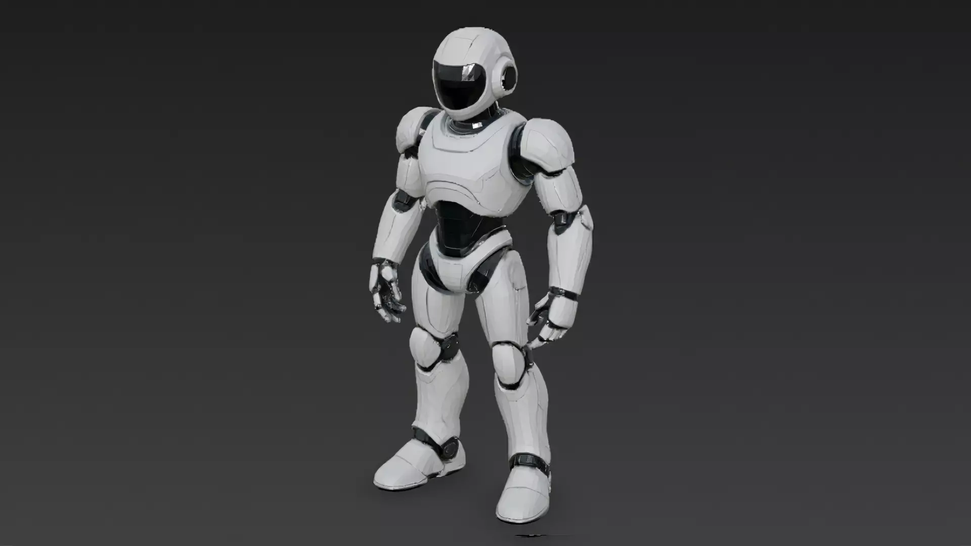 Humanoid Robots Pack Sci-Fi Futuristic 3D Models Low-poly 3D model_13