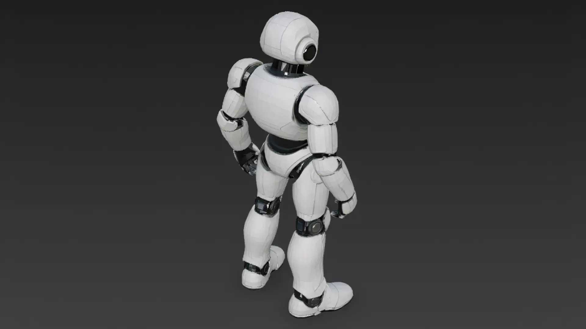 Humanoid Robots Pack Sci-Fi Futuristic 3D Models Low-poly 3D model_15