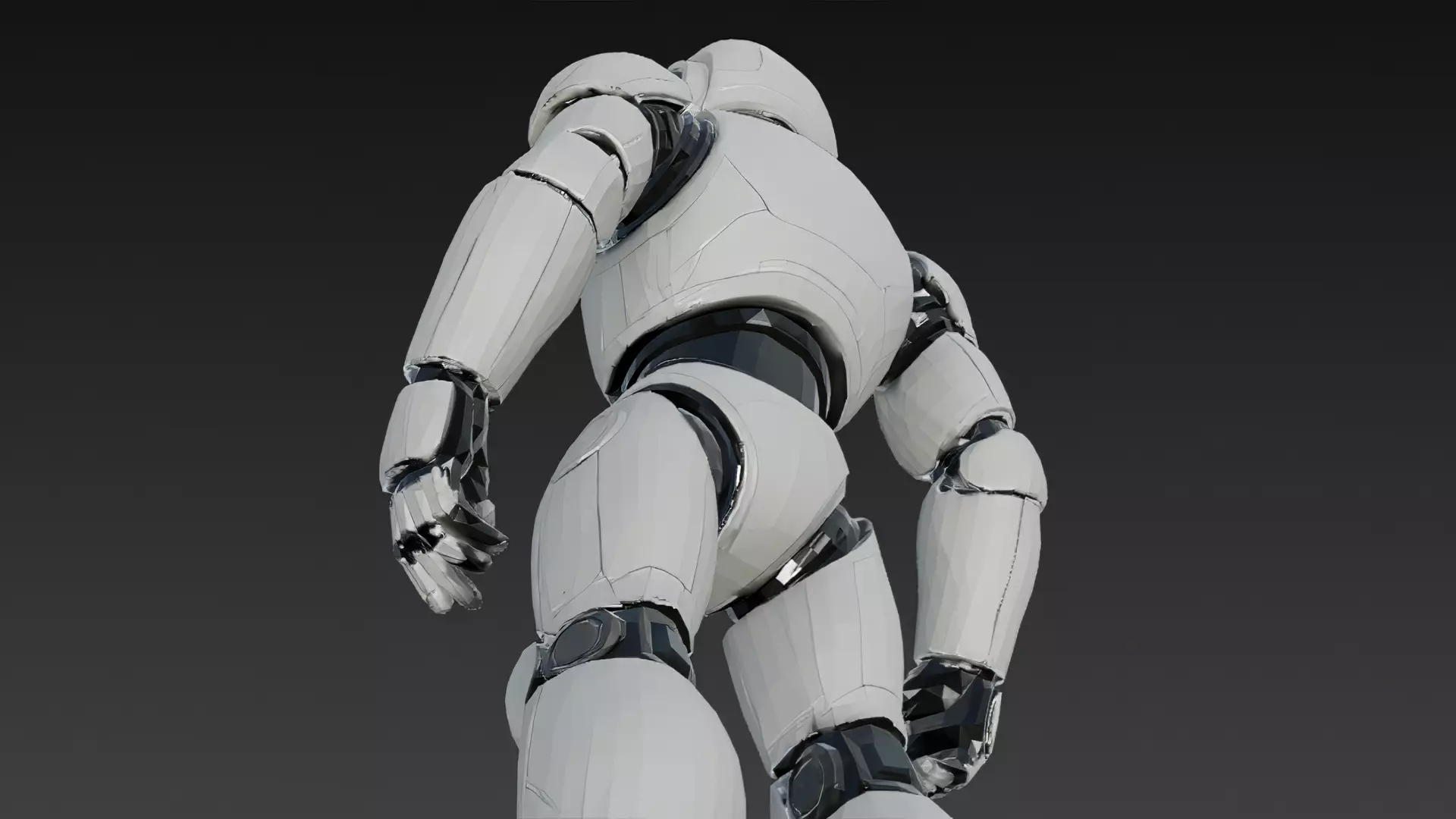 Humanoid Robots Pack Sci-Fi Futuristic 3D Models Low-poly 3D model_17