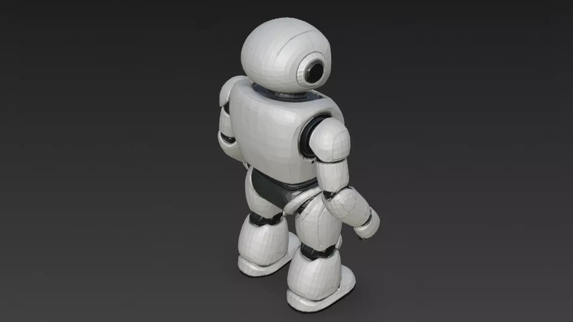Humanoid Robots Pack Sci-Fi Futuristic 3D Models Low-poly 3D model_26