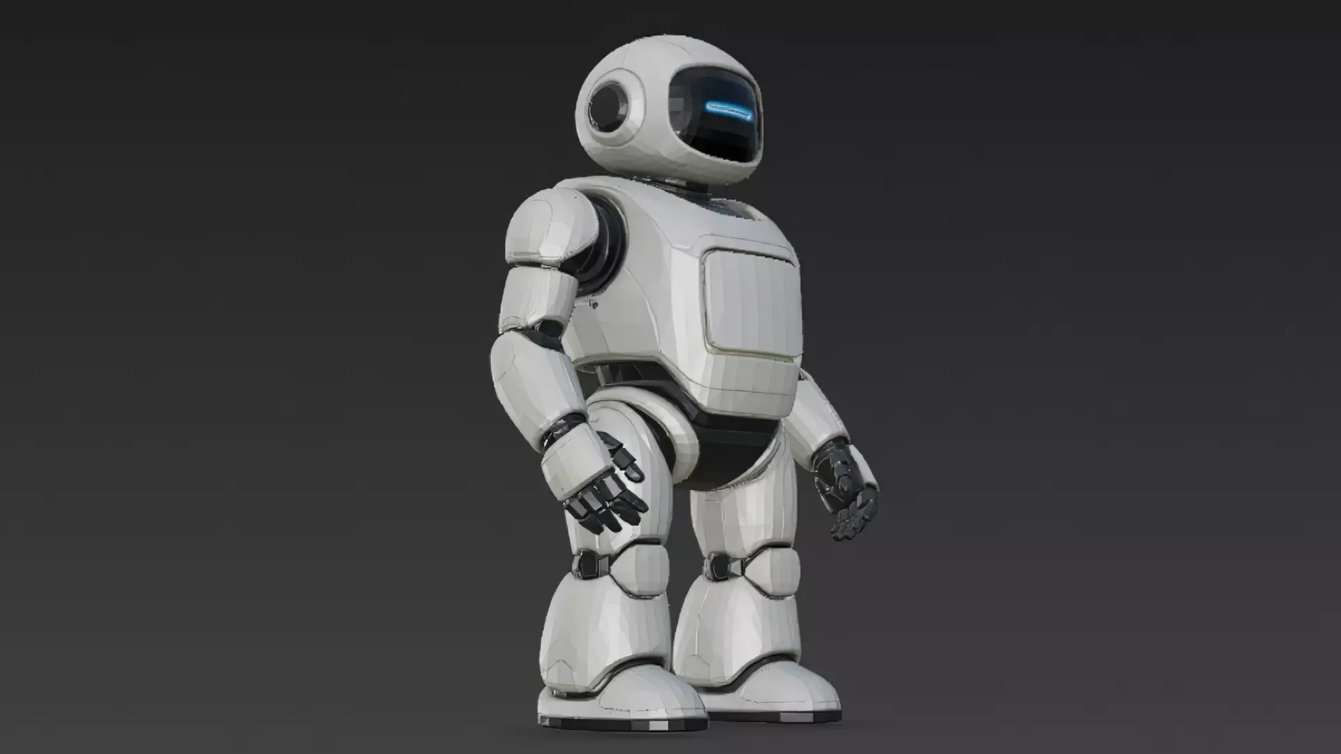 Humanoid Robots Pack Sci-Fi Futuristic 3D Models Low-poly 3D model_34