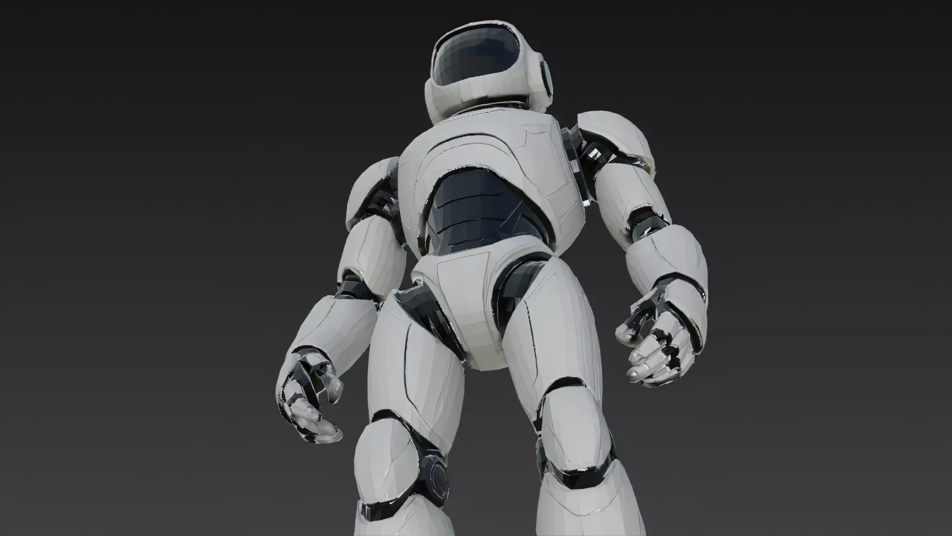 Humanoid Robots Pack Sci-Fi Futuristic 3D Models Low-poly 3D model_18