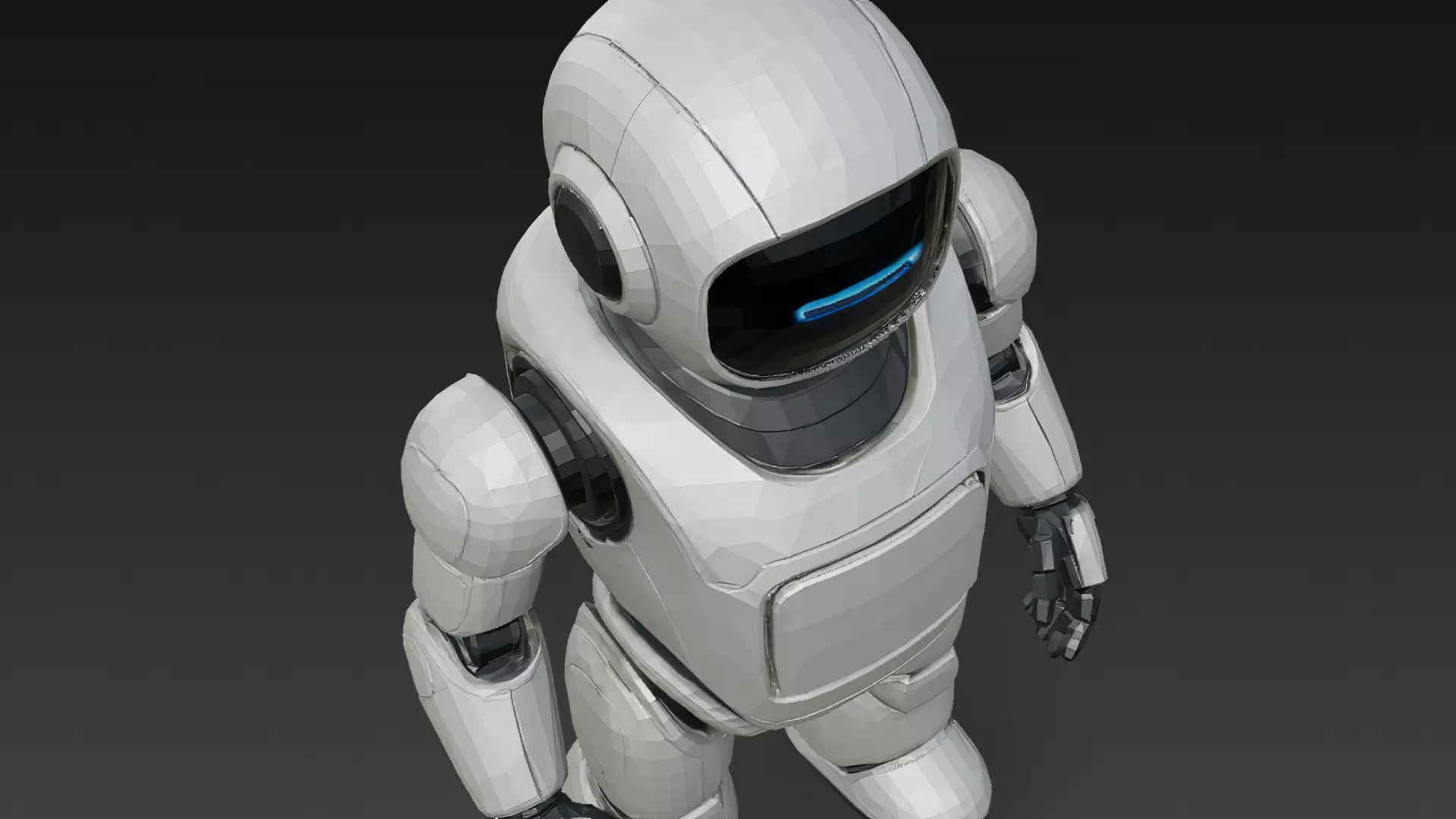 Humanoid Robots Pack Sci-Fi Futuristic 3D Models Low-poly 3D model_28