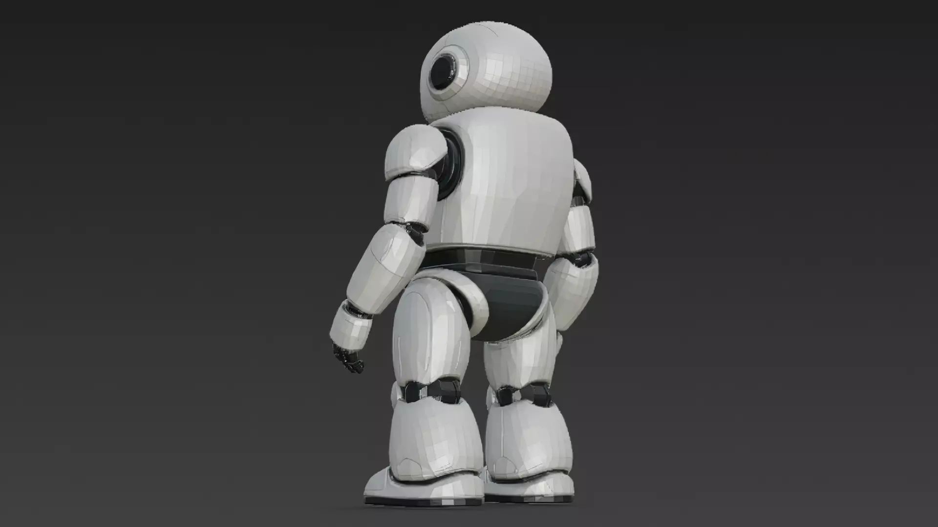 Humanoid Robots Pack Sci-Fi Futuristic 3D Models Low-poly 3D model_31