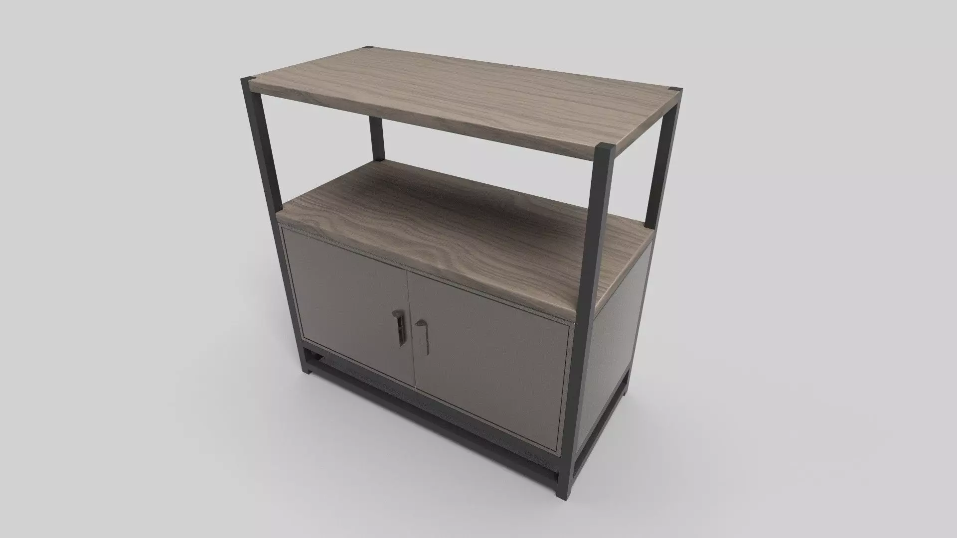 Bookcase CG24 3D model_1