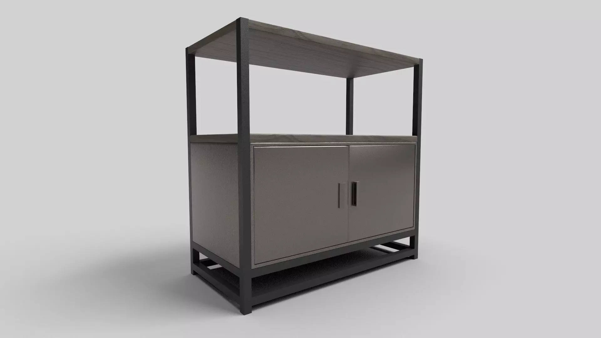 Bookcase CG24 3D model_0