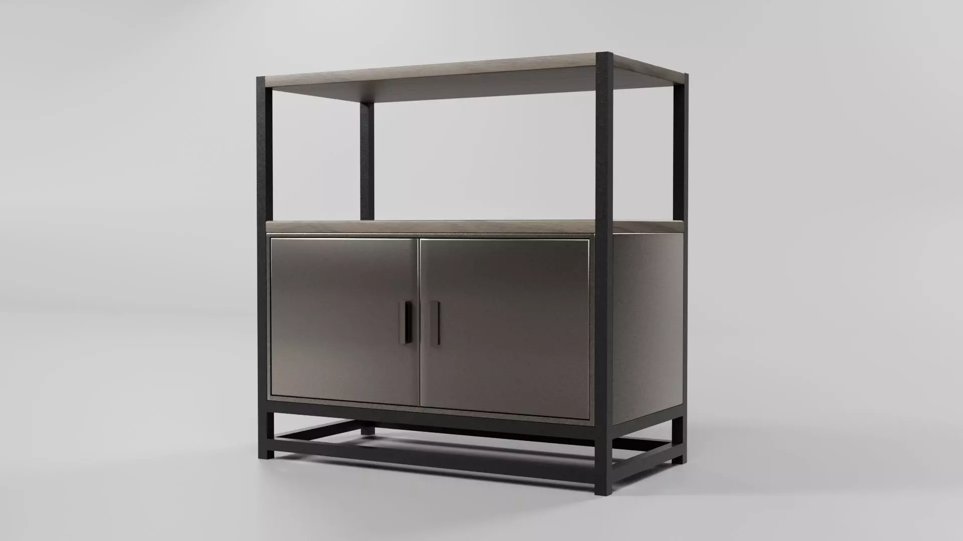 Bookcase CG24 3D model_4