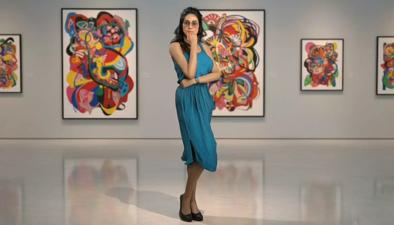 3d character model  woman Low-poly 3D model_0