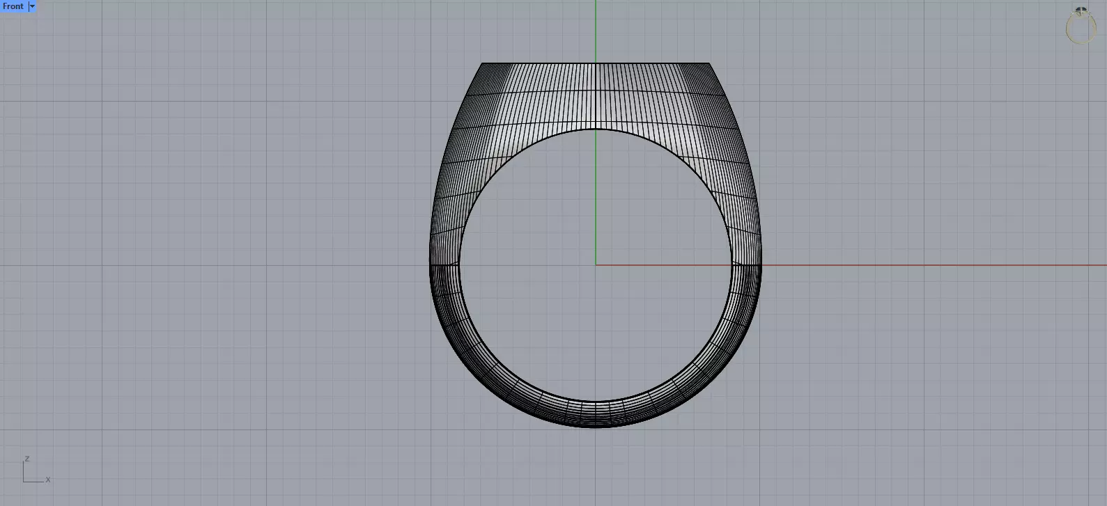 Octagonal Signet Ring 3D print model_6