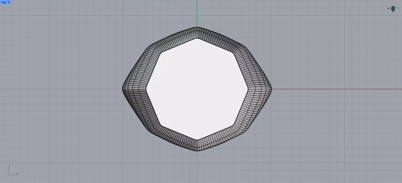 Octagonal Signet Ring 3D print model_5