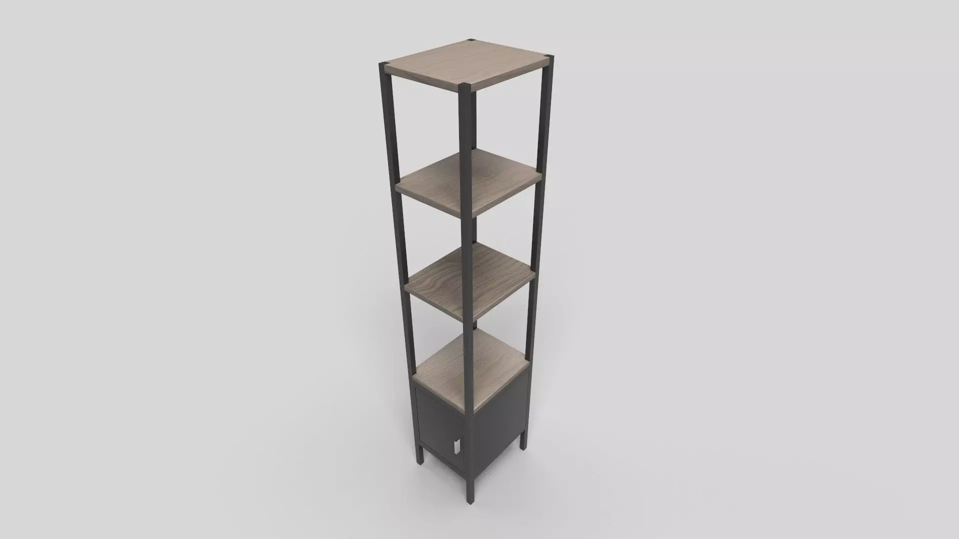 Bookcase CG27 3D model_1