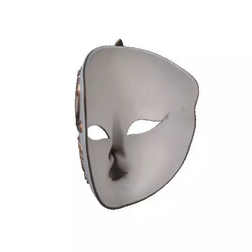 2332  Venetian Carnival Mask Color 3D Model  magic 3D print model_24