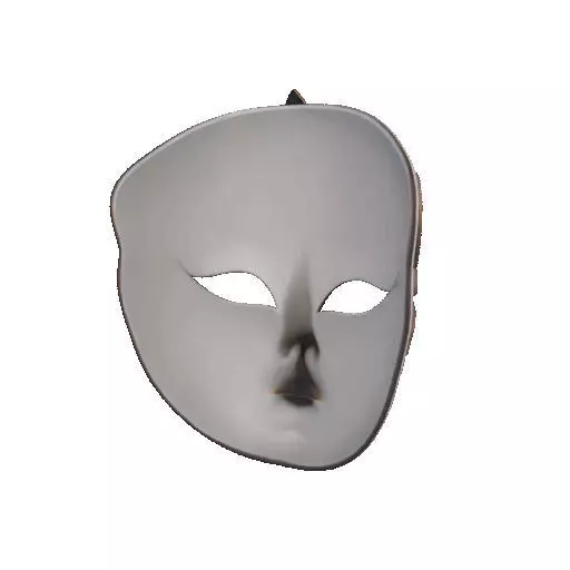 2332  Venetian Carnival Mask Color 3D Model  magic 3D print model_19