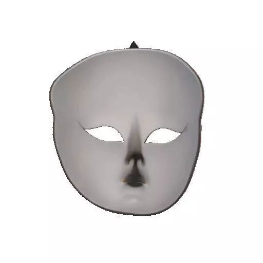 2332  Venetian Carnival Mask Color 3D Model  magic 3D print model_20
