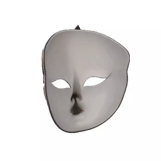 2332  Venetian Carnival Mask Color 3D Model  magic 3D print model_23