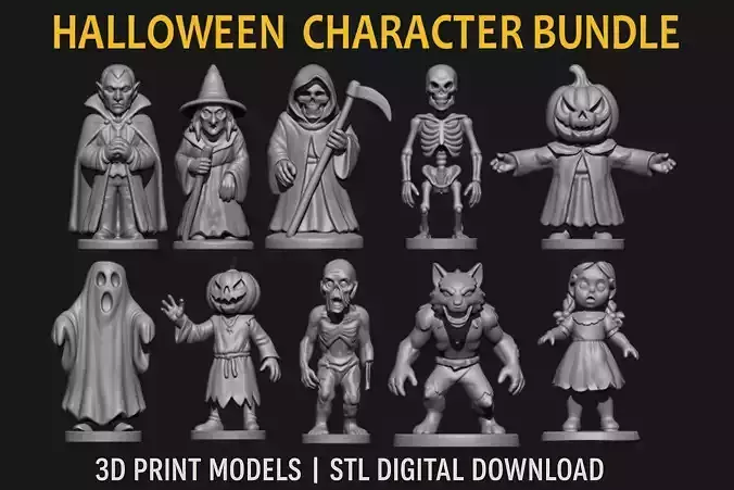 Halloween Character Bundle