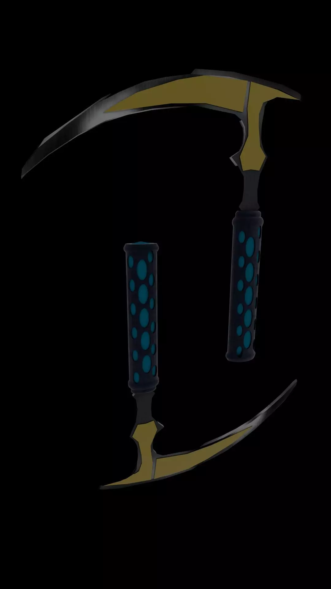 KAMA SWORD  Low-poly 3D model_6