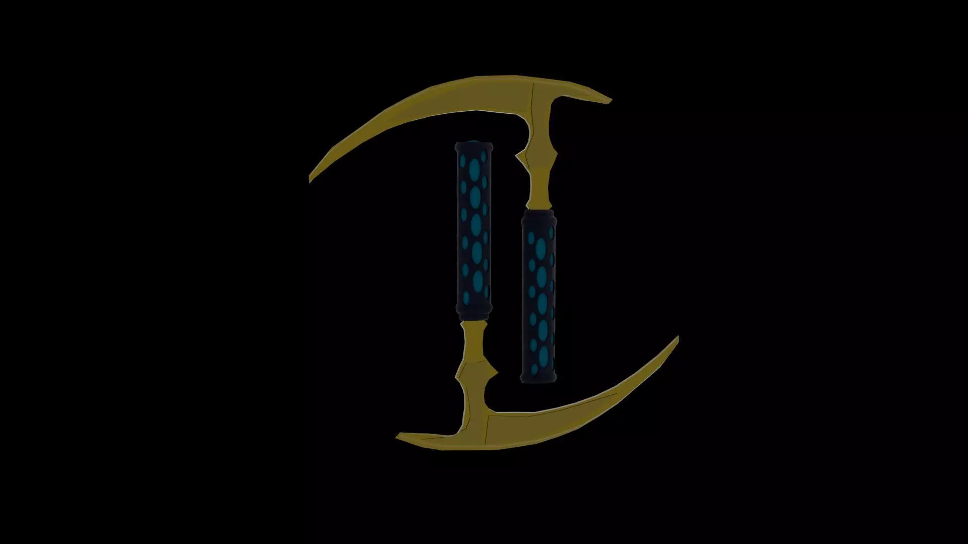 KAMA SWORD  Low-poly 3D model_7