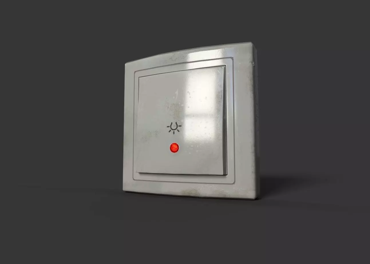 Light Switch Low-poly 3D model