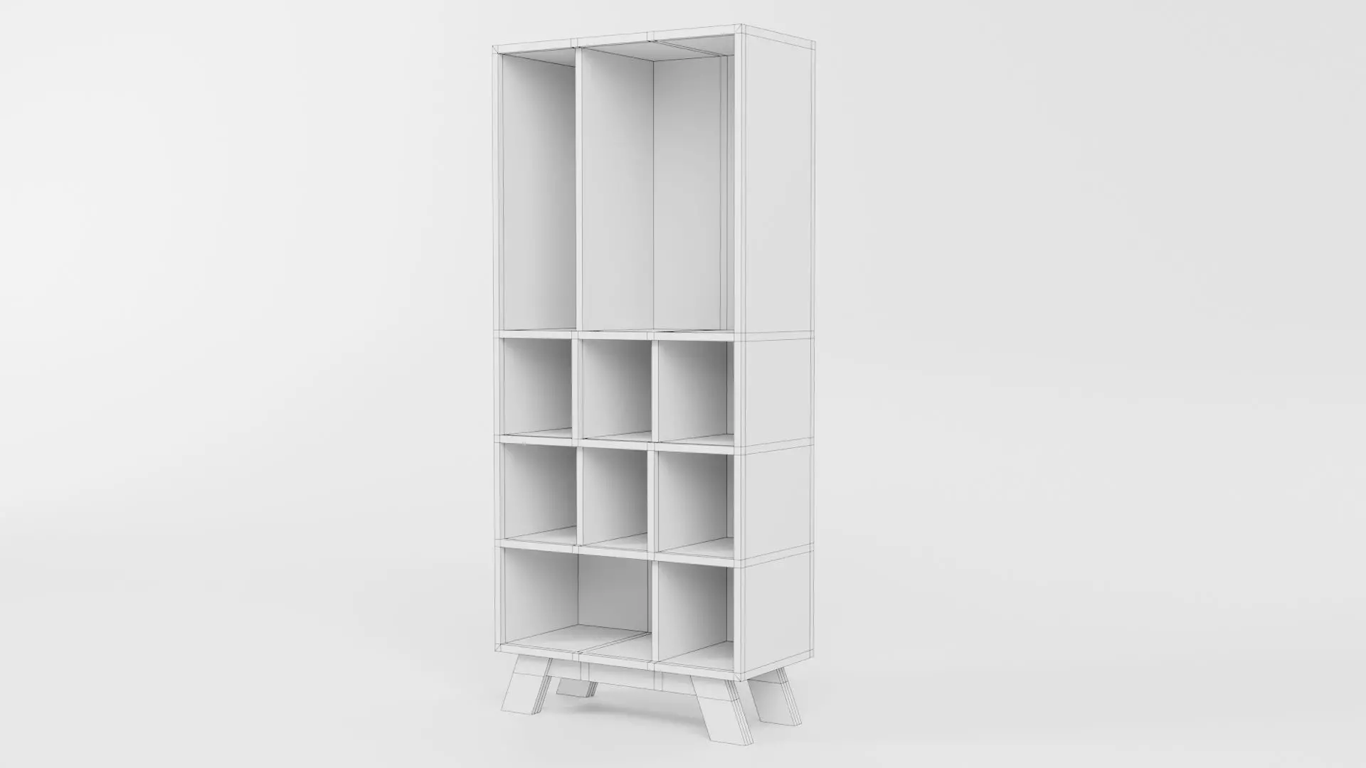 Bookcase CG30 3D model_5
